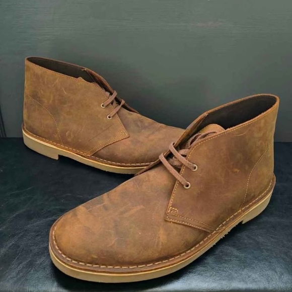 Clarks Other - Clarks Tan Leather Chukka Boots